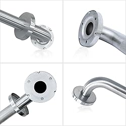 2 Pack Grab Bars for Bathroom, 18 Inch Chrome
