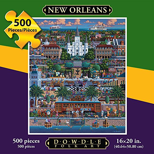 Jigsaw Puzzle - New Orleans 500 Pc By Dowdle Folk Art