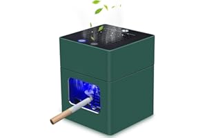 VTAR Smoke Purifier Ashtray, Ashtray With Lighter, USB-C Rechargeable Ashtray Multifunctional Air Purifier, Indoor Household or Office Smoke Exhaust Ashtray