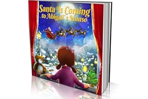 Livre d'histoires personnalisé par Dinkleboo – « Santa is Coming » – pour les enfants âgés de 0 à 8 ans – Une histoire sur vo