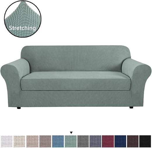 Amazon Com H Versailtex 2 Separate Pieces Stretch Couch Covers