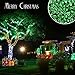 Qedertek Christmas String Lights, 72ft 200 LED Outdoor Decorative Lights, Solar Fairy Lights String Indoor Outdoor Home Garden Party Holiday Decorations Green