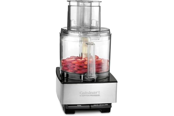 Cuisinart Food Processor 14-Cup Vegetable Chopper for Mincing, Dicing, Shredding, Puree & Kneading Dough, Stainless Steel, DF