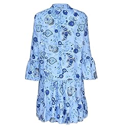 YongANs Tunic Tops Dress for Women 3/4 Sleeve Plus