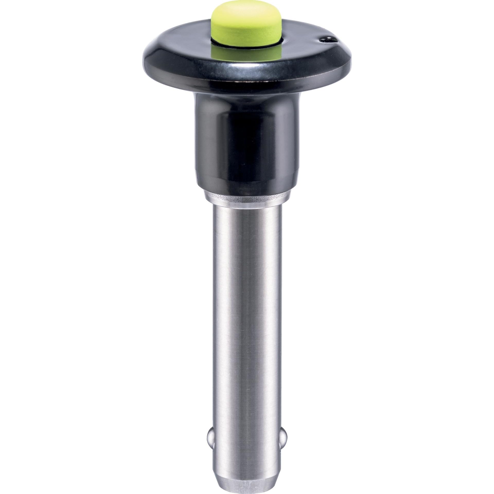 HALDER 22420.0028 Clamping Locking Bolt, with Mushroom Handle, Black, d1=6 mm / l1=40 mm