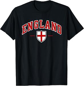 England English St George Flag T-Shirt