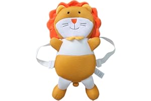 Feidoog Baby Head Protector Backpack for Walking & Crawling,Orange Lion