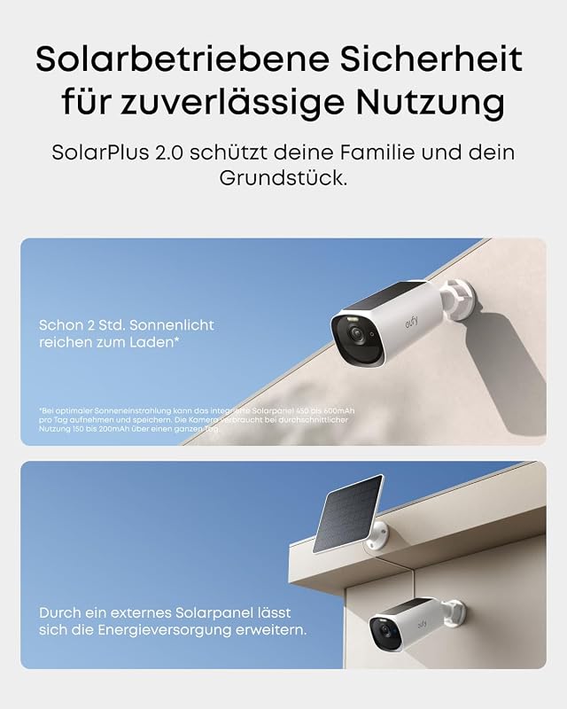 ANKER eufyCam E40 Zusatzkamera, Überwachungskamera Außen, ohne Abo