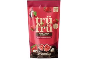 GENERIC Tru Fru Freeze Dried Strawberries in Dark and White Chocolate - 1.7 oz