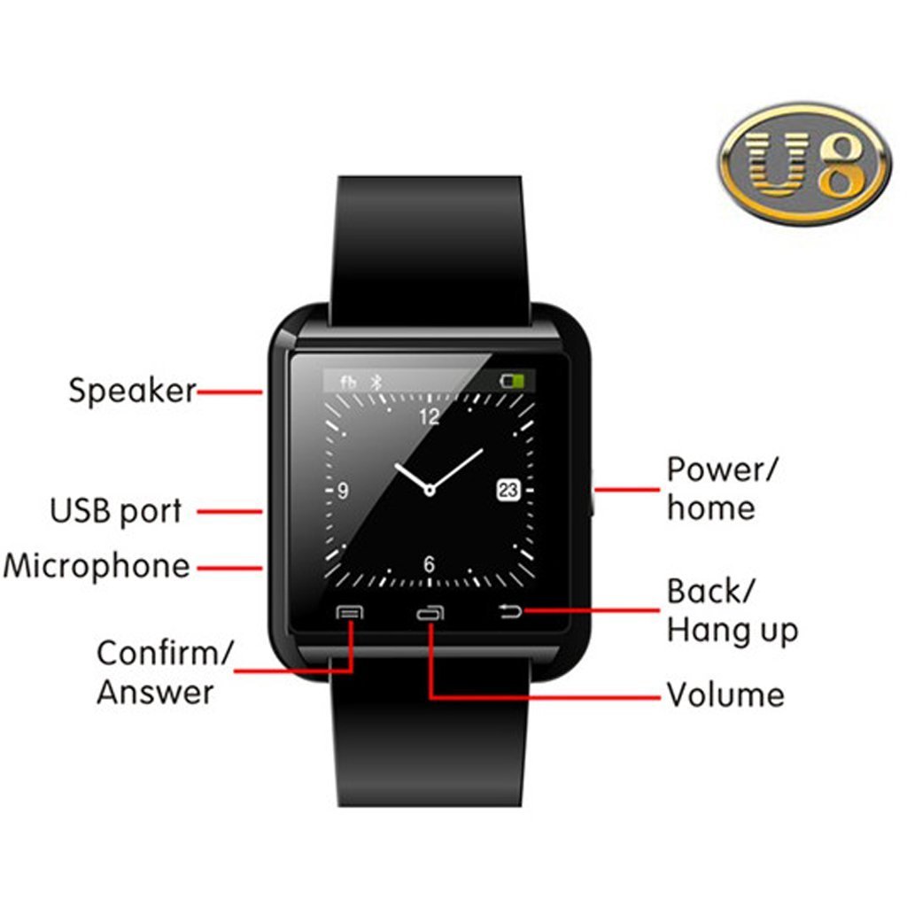 Nueva U8 SmartWatch Plus inteligente Reloj Bluetooth con más ...