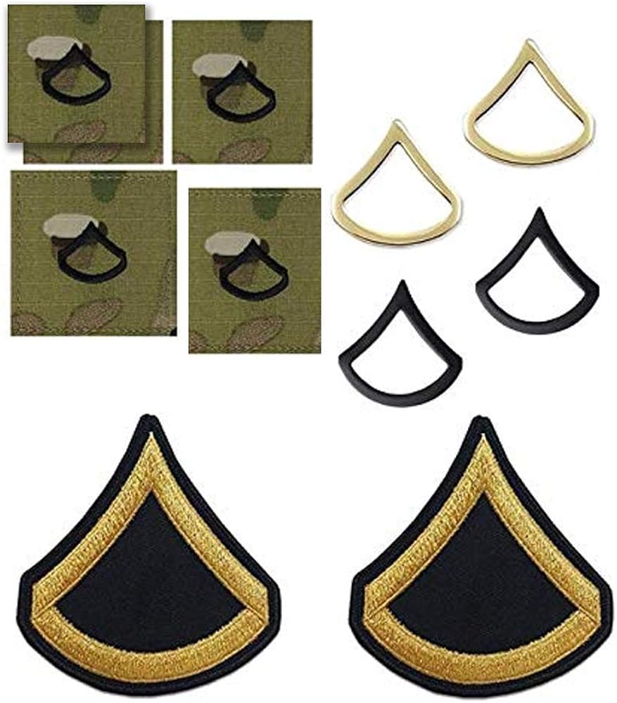 US Army Private First Class Rank Bundle Clothing