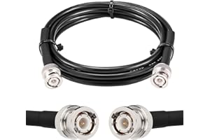XRDS-RF 6FT BNC Male to BNC Male Coax Cable, BNC Male 50 Ohm RG58 Coaxial Cable