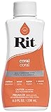 Rit 88660 All-Purpose Liquid Dye, Coral