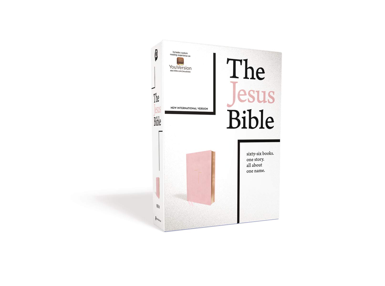The Jesus Bible, NIV Edition, Leathersoft over Board, Pink, Comfort Print The Jesus Bible, NIV Edition, Leathersoft over Board, Pink, Comfort Print Hardcover