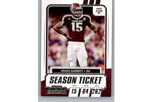 2021 Panini Contenders Draft Season Ticket #88 Myles Garrett Texas A&M Aggies Football Trading Card