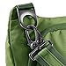 Lewis N. Clark Anti-theft Crossbody Purse + Sling Bag for Women, Men, Travel or Work with RFID Blocking Technology, Slash Resistant Material, Locking Zippers & Adjustable Shoulder Strap, Moss