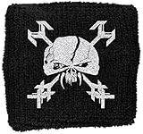 Iron Maiden Men's The Final Frontier Face Athletic Wristband Black
