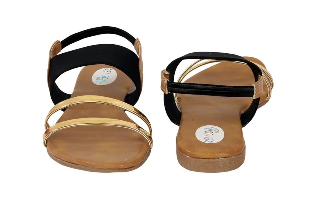 remson india flat women's gladiator sandal