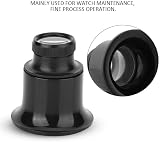 YUYTE Watchmaker Loupe 10X Magnifier Watch Repair Jeweler Lens Tool view 9