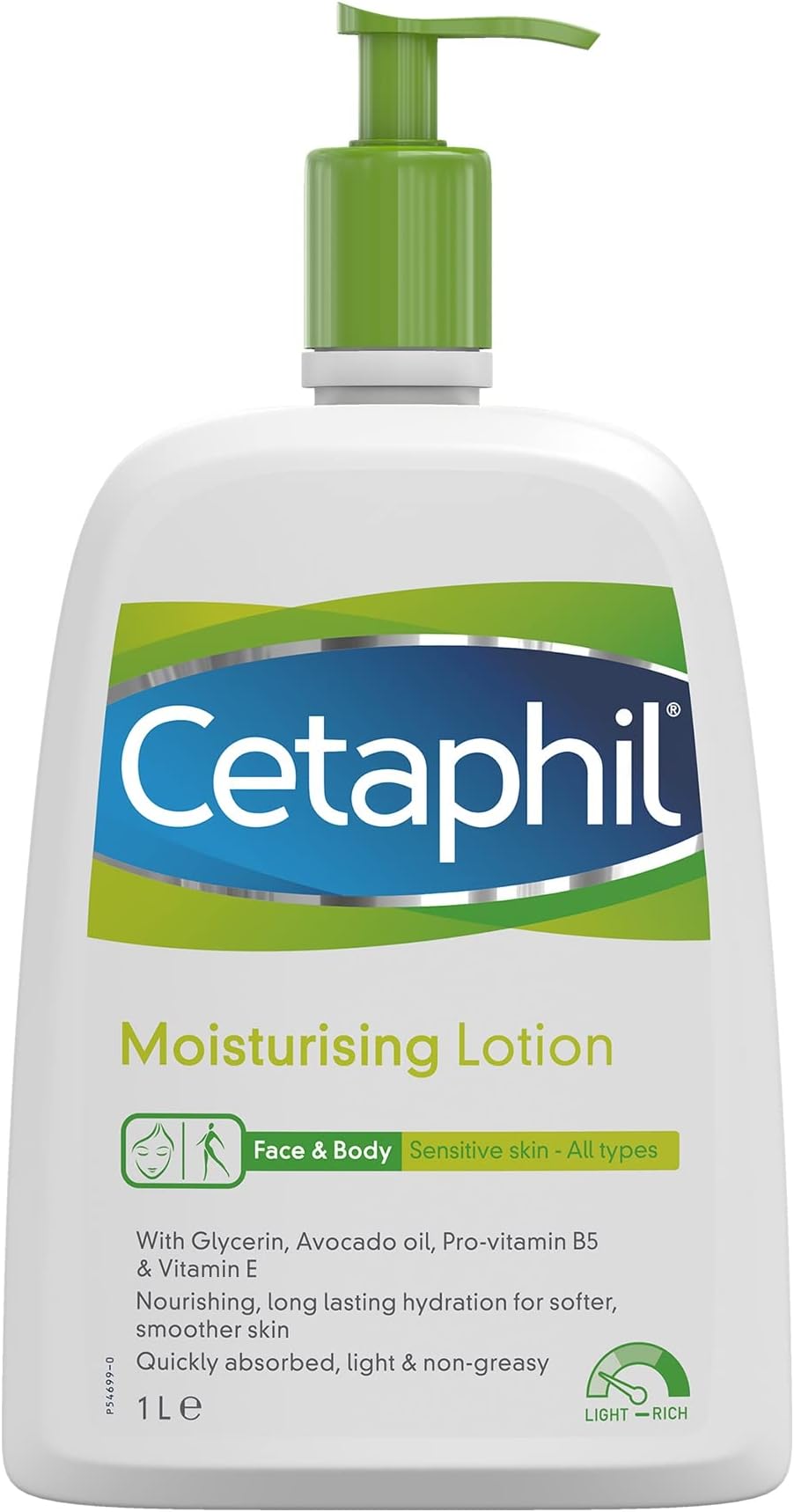 Cetaphil Moisturising Body Lotion 1L Old Version Fragrance Free