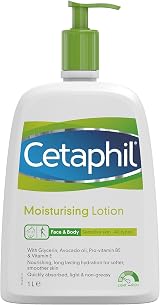 Cetaphil Moisturising Body Lotion 1L Old Version Fragrance Free