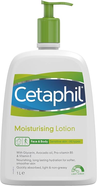 Cetaphil Moisturising Body Lotion 1L Old Version Fragrance Free