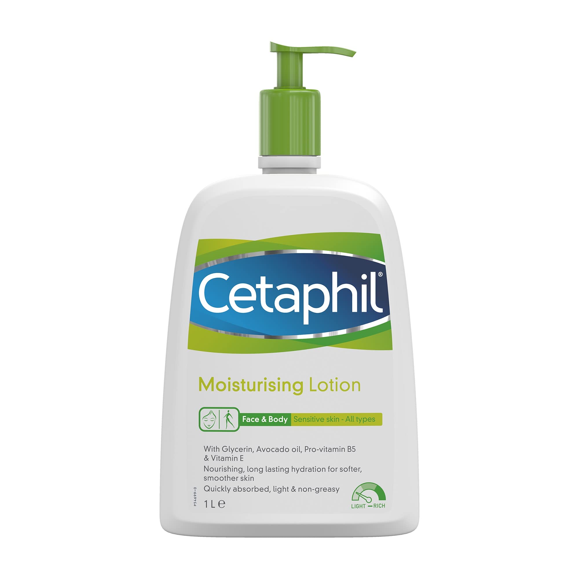 Old Version, Cetaphil Moisturising Body Lotion 1L