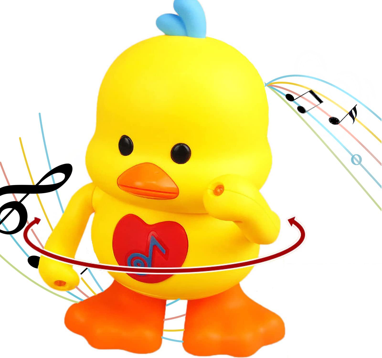Asslye Quack Beats Dancing Duck Toy - Dancing Age 3+ and Singing Musical Duck with Led Lights, Early Educational Toy Gift For Kids