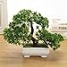 ETbotu Mini Bonsai Tree Artificial Plant,Not Faded No Watering Potted for Office Home Decoration