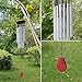 yazi Outdoor Wind Chimes 27 Silver Tubes Home Garden Noisemaker