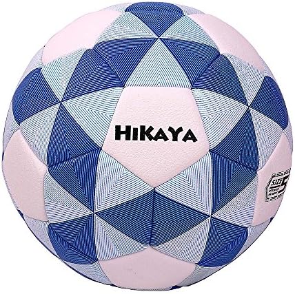 HIKAYA League Soccer Ball Official Size 5 Microfiber PU Leather Surface with Wear-resistance, Soft and Conformtable Touching (blue)