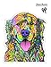 Enjoy It Dean Russo Golden Retriever Car Stickers, Outdoor Rated Vinyl Sticker Decals for Windows, Bumpers, Laptops or Crafts - 2 Pieces