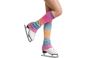 LIUHUO Figure skating leg warmers for adults and children