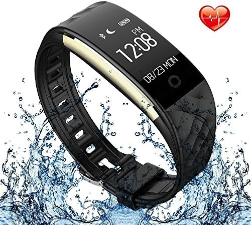 HYON Fitness Tracker with Heart Rate Sleep Monitor, Bluetooth Pedometer Smart Bracelet Watch, IP67 Waterproof Smart Band Activity Tracker Wristband for Kids Women Men