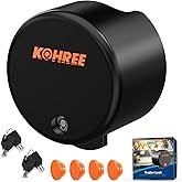 Kohree Trailer Lock, Heavy Duty Trailer Coupler Lock Fits 2 5/16-Inch, 2" Couplers, Trailer Hitch Locks Trailer Tongue Lock D