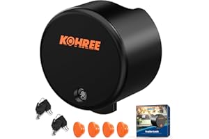 Kohree Heavy Duty Trailer Coupler Lock, RV Trailer Locks fit 2-5/16 inches, 2", 1-7/8" Couplers, Trailer Tongue Lock Trailer 