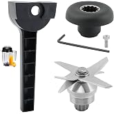 Blade Replacement Parts Compatible with vitamix, with Wrench and Drive Socket Removal Tool Kit, 5200 Blender Wet Blade Replacement, Fit for 64oz 48oz 32oz Classic Container 