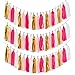 MerryNine Tissue Tassels Garlands, 30PCS Tassels, 14 Inch Long Tassels, for Wedding, Baby Shower, Event & Party Supplies Decoration (Rose/Pink/White/Gold)