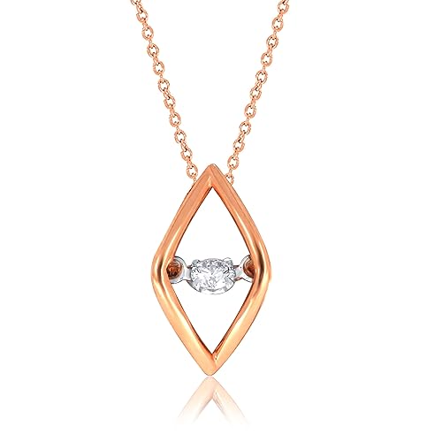 Buy Senco Gold & Diamonds Rosy Diamond Pendant at Amazon.in