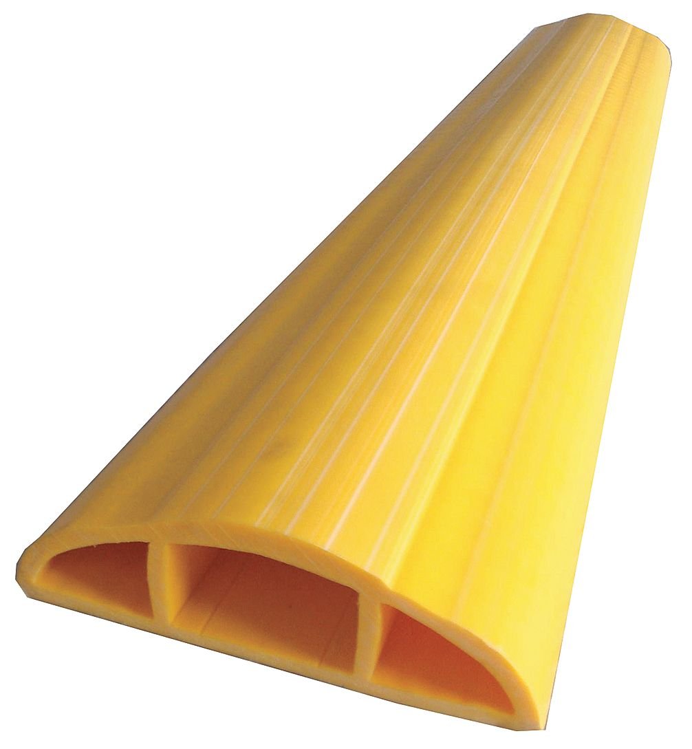 Cable Protector, 3 Channels, Yellow, 25Ft.L Electrical Cables Amazon