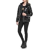 KARL LAGERFELD Women's Chevron Quilted Short Puffer