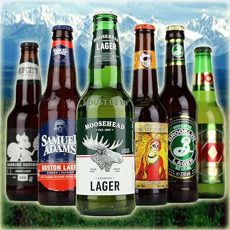 6er Bierset - NORDAMERIKA - mit Verkostungstipps und Bewertungsbogen - von.BierPost.com