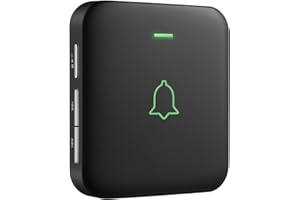 AVANTEK Mini Doorbell Add-on Plug-in Receiver, Black, CR-1