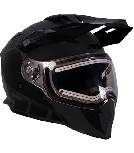 Amazon.com: Hjc DS-X1 Solid Snow Helmet with Electric Shield Large Matte  Black : Automotive