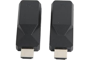 gernie HDMI Transmitter and Receiver, 165ft Cat5 Cat6 Ethernet RJ45 to HDMI Extender Full HD 1080P Wireless HDMI Extender Kit for Laptop, PC, gernie2fxtup5e3r