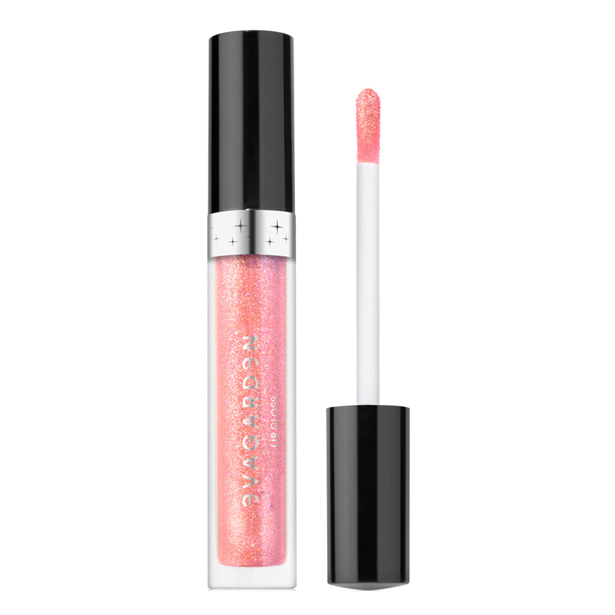 EVAGARDEN Diamond Lip Gloss - Concentration of Pearls Gives Dazzling Shine - Light and Moisturizing Film with Excellent Hold - Spreads Evenly with No Stickiness - 856 Baby Pink - 0.09 oz