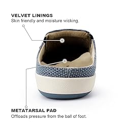 Mens Slippers with Arch Support, Canvas House