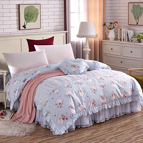 100％Cotton Duvet cover single [Cotton] Lace [Quilt] Duvet cover-G 150200cm(59x79inch)