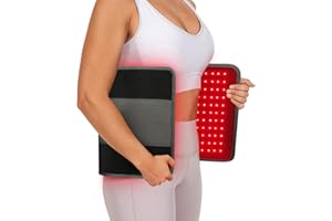 Comfytemp 24’’ x 12’’ Large Red Light Therapy Pad for Body, FSA Eligible HSA Near Infrared Light Therapy Wrap with Timer, 242 LEDs Light Therapy Pad for Back Shoulder Joint Muscle, 32W