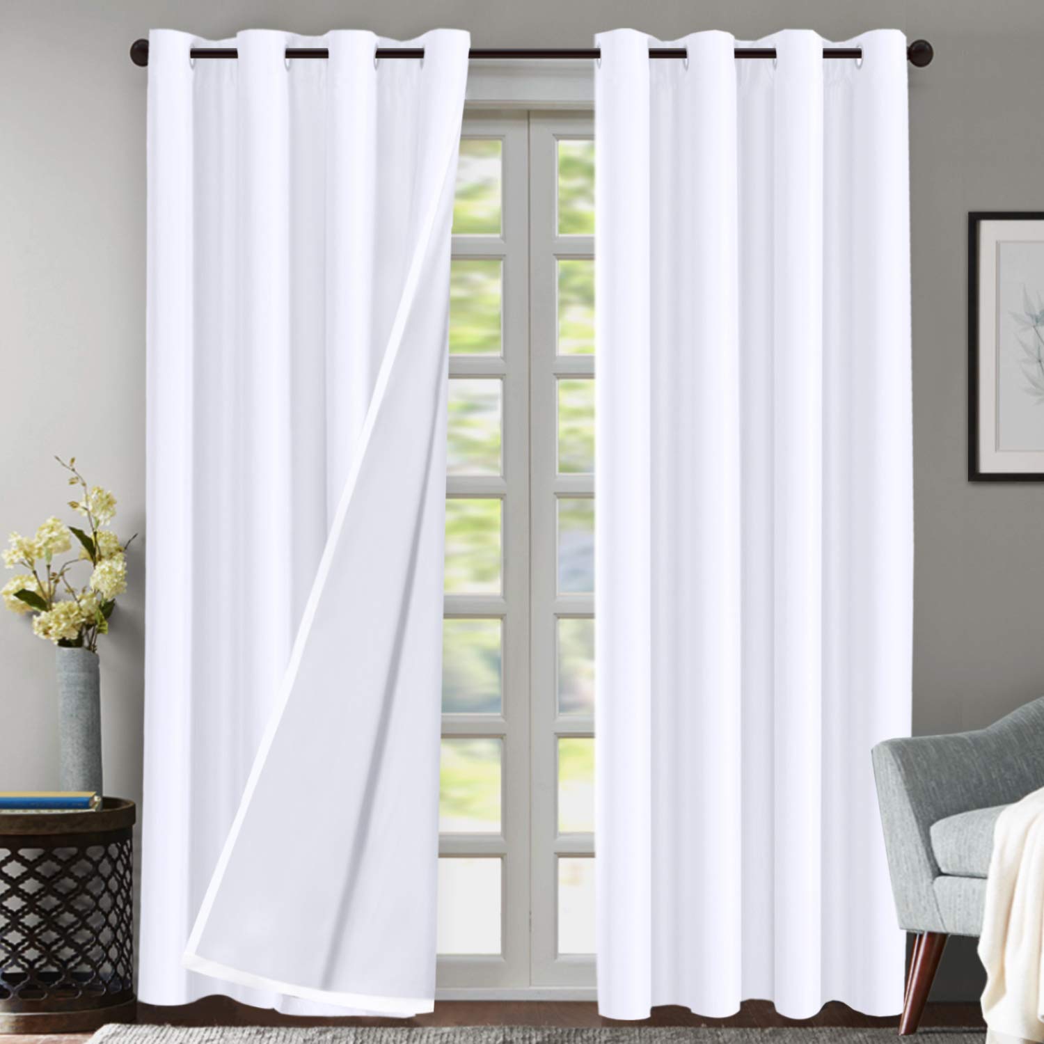 108 inch long curtains
